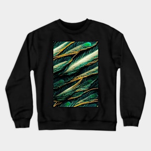 Beautiful colorful Peacock feather pattern - perfect for birdlovers #5 Crewneck Sweatshirt